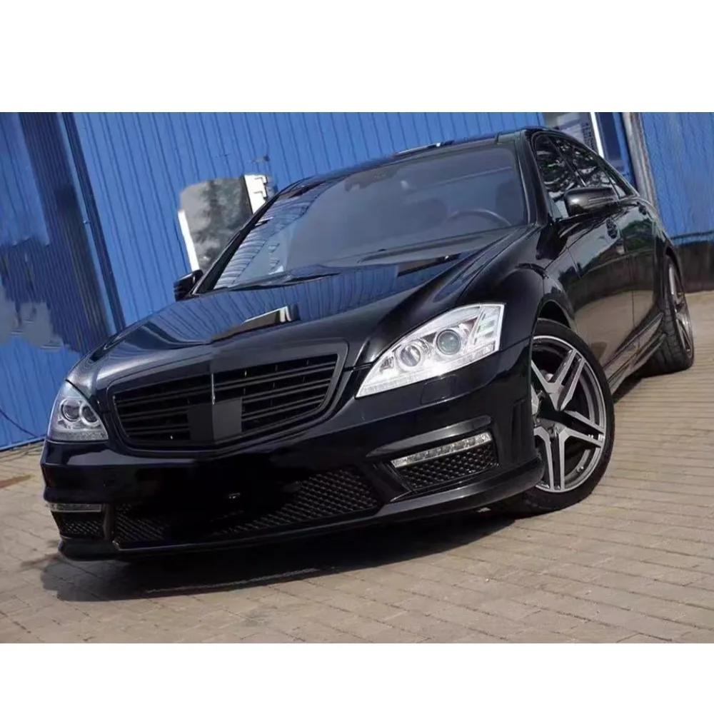 For Mercedes-Benz S-Class W221 2009 2010 2011 2012 2013 Front Radiator Racing Grills Air Intake Grille Exter Accessories BodyKit