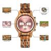 BOBO BIRD Pair Wooden Watches with Gift Box, Analog, Japanese Quartz Movement, Chronograph, Lightweight, Date Display, Stopwatch, Men's, Women's, Coup