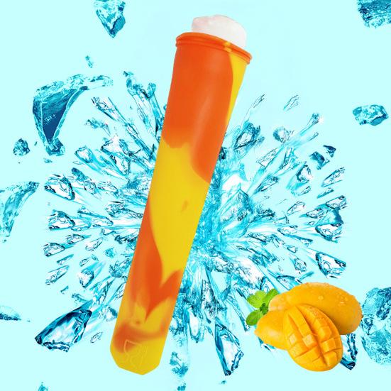 Silicone Popsicle Molds Reusable Ice Cream Mold with Leak-Proof Covers DIY Homemade Tools Summer Party Supplies