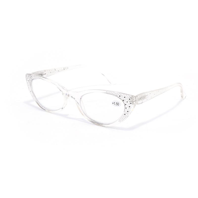 Diamond Cat Eye Reading Glasses Women Vintage Frame Multicolor Designer Fashion Presbyopic Eyewear Diopte+175 +225 +275
