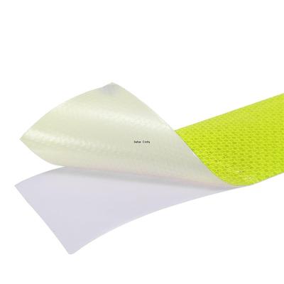 20 cm * 1 m Reflektierendes Band, fluoreszierendes Gelb, gut sichtbarer Reflektoraufkleber, Sicherheitswarnung, Auffälligkeit, wasserdichte Klebefolie