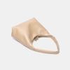 Retro Soft Leather Tote Bag, Milk Tea Colored Bag, Women's Commuting Large Capacity Single Shoulder Armpit Bag