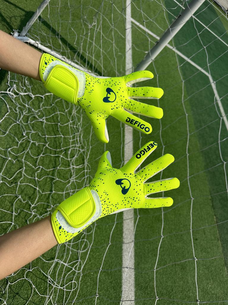 Nuovi Guanti da Portiere da Calcio, Guanti da Portiere di Grado Partita, Guanti da Allenamento in Lattice Antiscivolo Per Adulti e Bambini