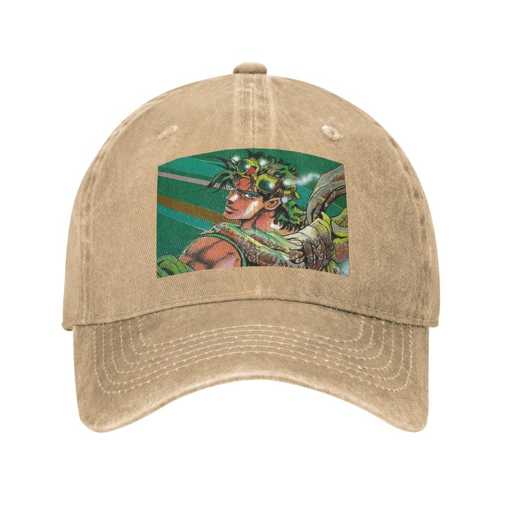 Jojo Bizarre Adventure Joseph Joestar Denim Cap Casual Baseball Caps Adjustable Hat Summer Unisex Baseball Hats
