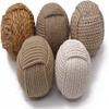 5 Pcs 6.35 Cm, Rustic Nautical Decorative Spherical Natural Jute Rope, Cotton Ball, Vase Tray Bowl Filler, Home Table Top Décor