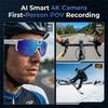 Occhiali Sportivi Intelligenti da Uomo con Fotocamera HD da 32MP, Chiamate Bluetooth, Audio a 360°, Occhiali da Sole da Ciclismo, Assistente AI, Riprese Anti-shake, Nuovi