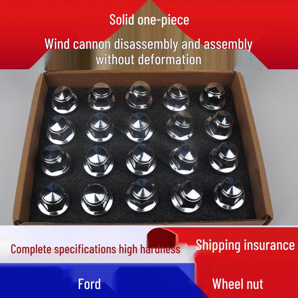 Compatible Hub Cap Nut for Ford Focus, Escape, Mondeo, Escort, Everest, Edge