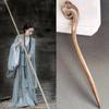 Ethnic Style Hanfu Hairpin Tassel Wooden Hair Stick Cute   Hanfu Accessories