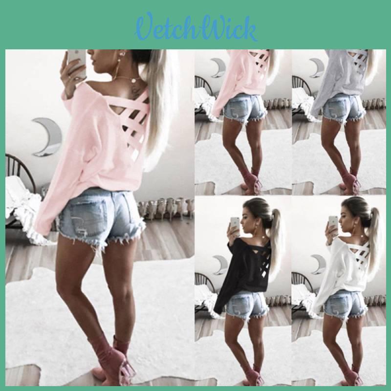 Premium Quality Mode Femmes Long Sleeve Tops For Casual Cotton T Shirts