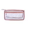 Transparent Double Tier Pencil Case Large Capacity Pen Bag School Study Stationery Office Supplies