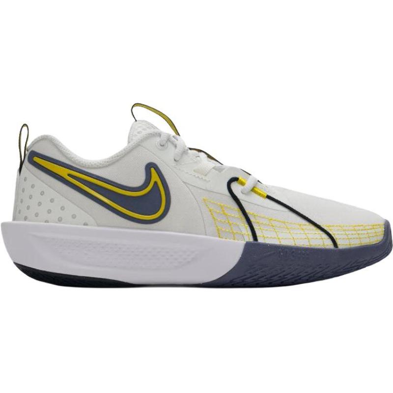 Nike G.T. Cut 3 Abrasion Resistant Low Top Children's Basketball Shoes White Blue Teenagers Sneakers HJ3903-101