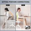New Under Desk Footrest with Massage Rollers Ergonomic Foot Stool for Home Office Pain Relief and Comfort