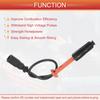 UXCELL 4pcs Car Spark Plug Coil Wires Ignition Coil Harness Cable 7mm Fit for Mercedes-Benz C220 W202 L4 2.2L 1994-1996