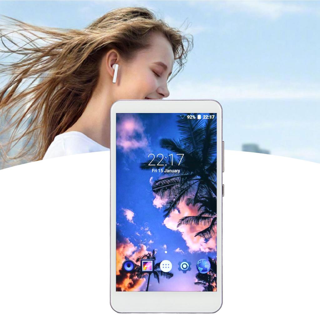 For   Portable MP4 Player 5.0 Inch Full Touch HD Screen Noise Reduction Support Photo FM Radio Music Player with   and WiFi