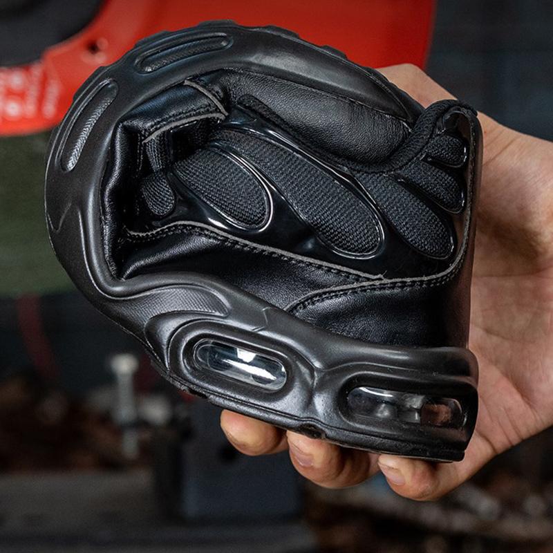 New Air Cushion Men Boots Work Sneakers Lightweight Breathable With Steel Toe Safety Shoes Puncture-Proof Work Shoes