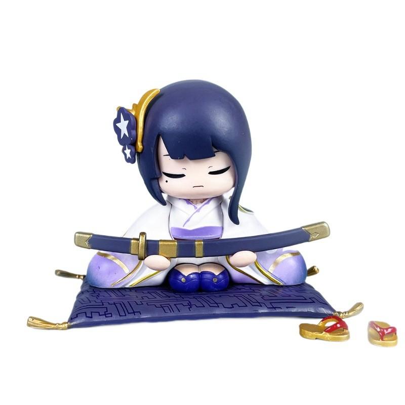 Impact Genshin Raiden Ei Sitting Posture Model Ornament For Teens Gift And Decor