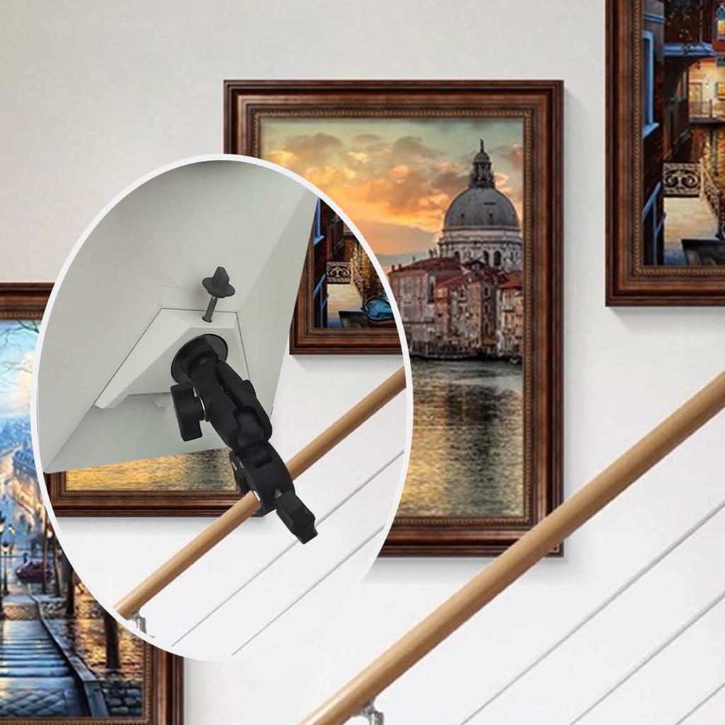 Small Mount Kit Pole Mount Adapter Kit Railing Installation Adapter For Roof Railing Outdoor Ladder RV Household Truck Vehicle