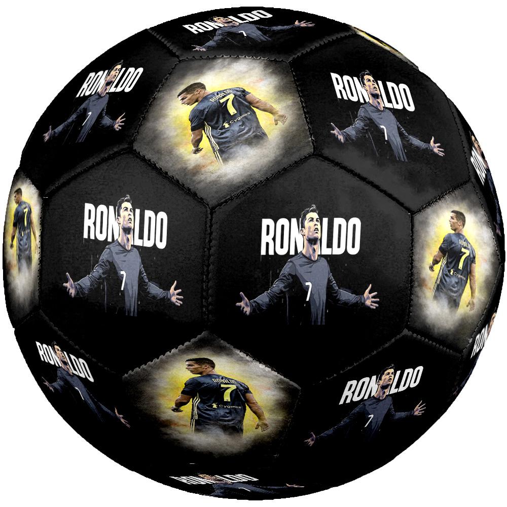 Ronaldo's Cristiano Ronaldo Artwork Size 5 Football Machine-Stitched Indoor/Outdoor Training and Matches Surprise Collection Gift