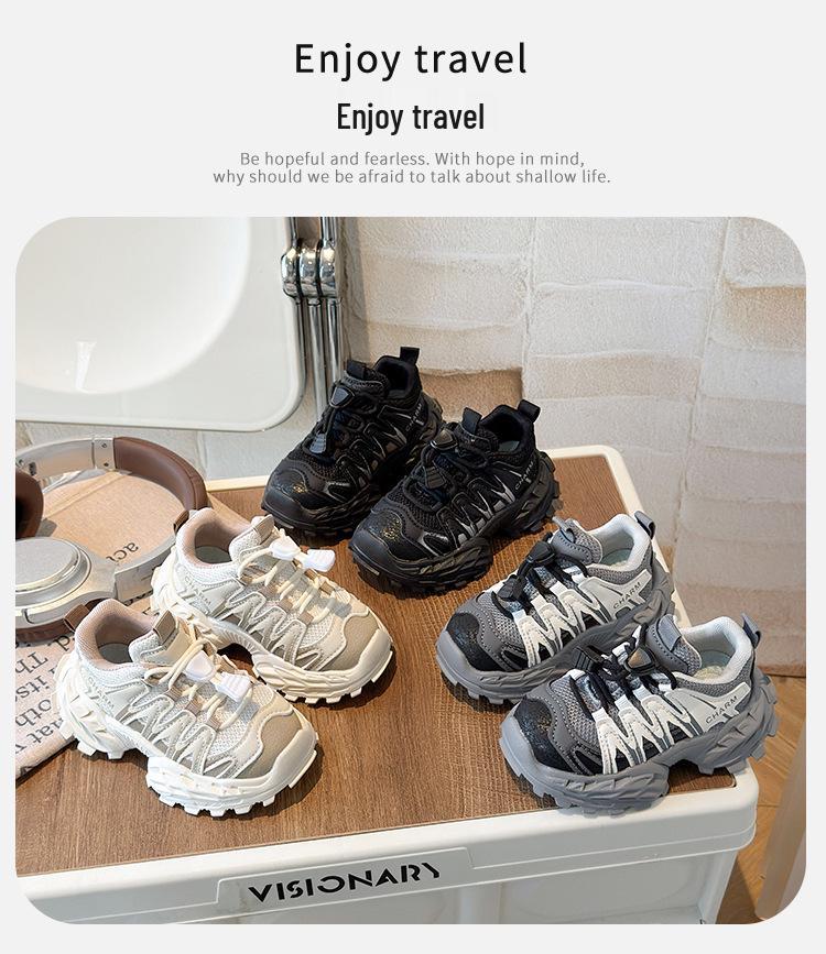 Women's Platform Sneakers: Retro Chunky Sole, Height-Boosting, Casual Sports Shoes for Spring/Autumn 2026.