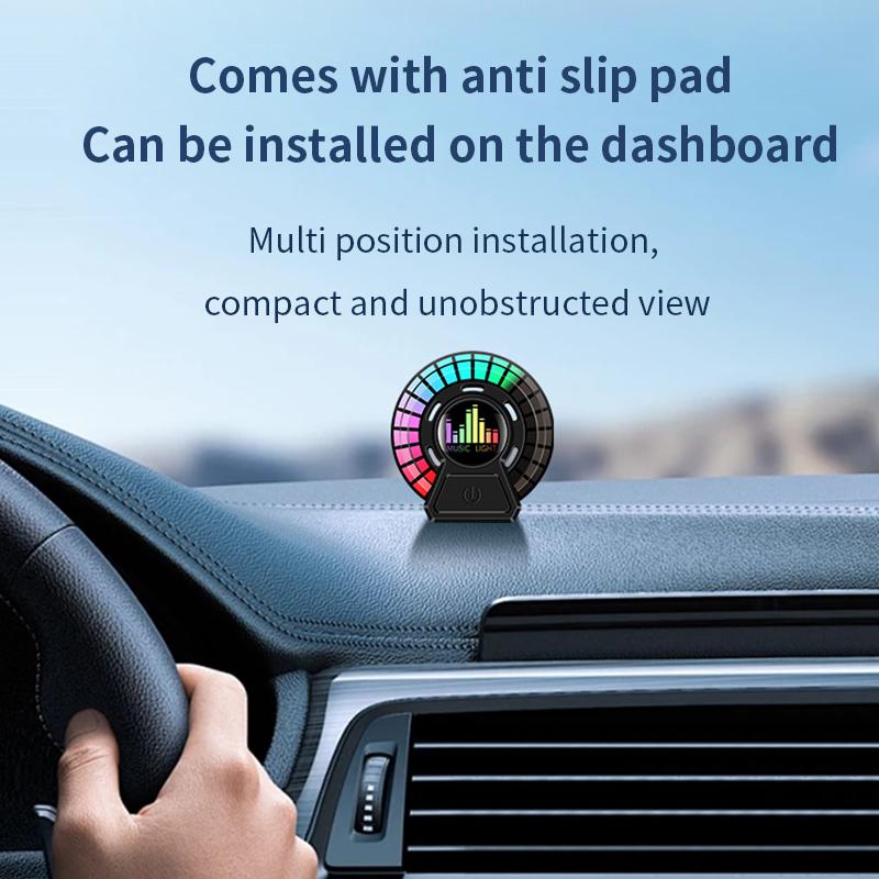 Priza de aer auto aromă ritm lumină parfum inteligent fragran lumină pickup mașină control vocal lumină atmosferă muzicală