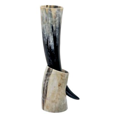 Viking Boynuz Kupalar-El Yapımı Ev Gerçek Viking İçme Boynuzu Standlı Kupalar Bira Şarap Kadehi Kadeh Kupa Öküz Boynuzu Bardak Kaplar