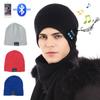 Soft Beanie Warm Hat Bluetooth Smart Cap Wireless Headphone Set Speaker Mic Hot