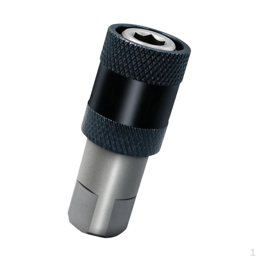 Screw Driver Bits Adapter 6.35mm Hex Shank Steel Holder Attachment for Home Fence Building