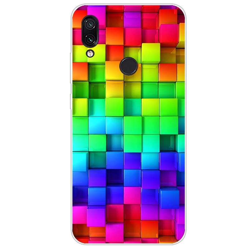 For Xiaomi Redmi Note 7 Case Flower Animal Cover Silicone Case For Redmi Note 7 Pro Note7 Bumper Shockproof Phone Case Coque