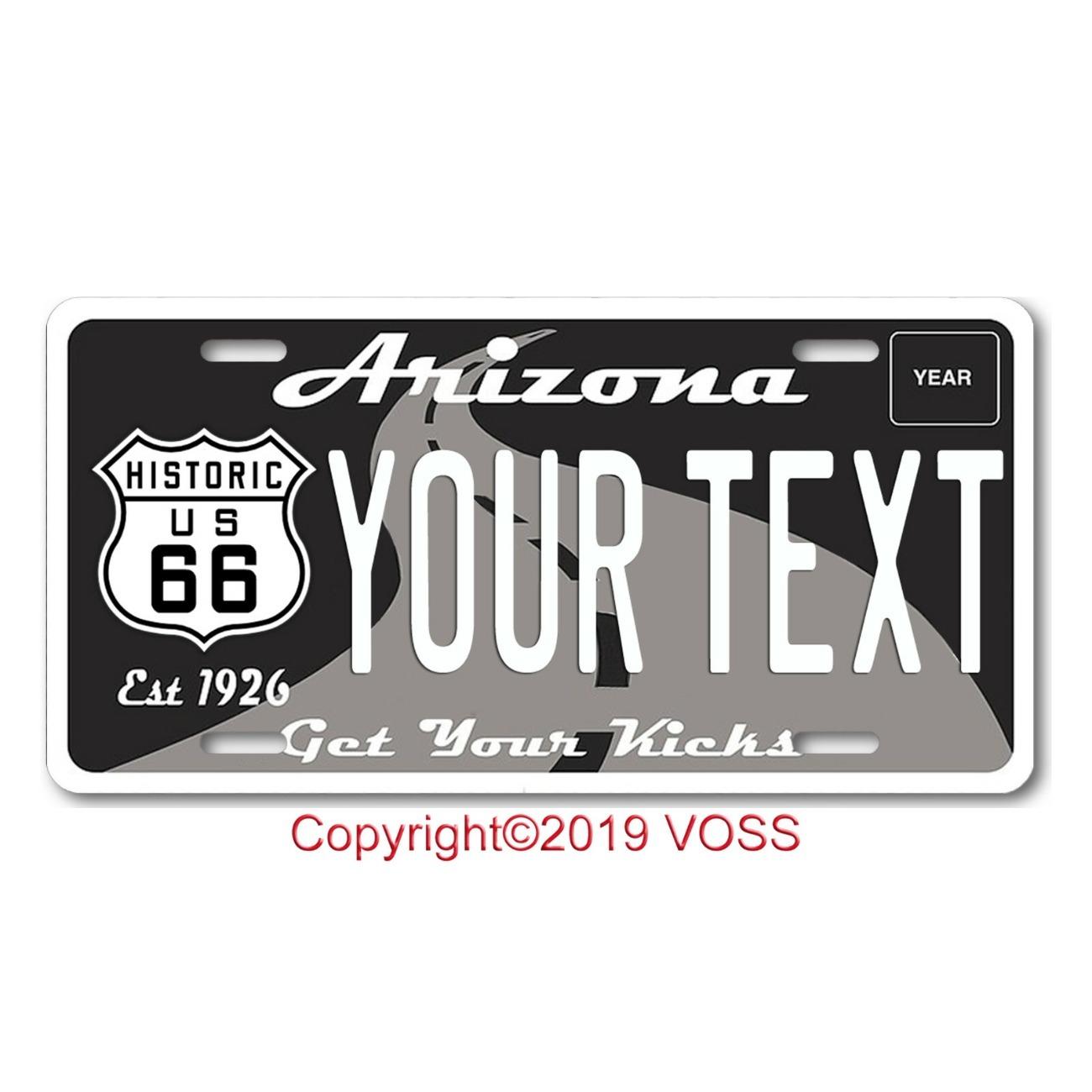 ARIZONA Historic Route 66 Metal Sign Home Decor Dustproof Waterproof Wall Art белый