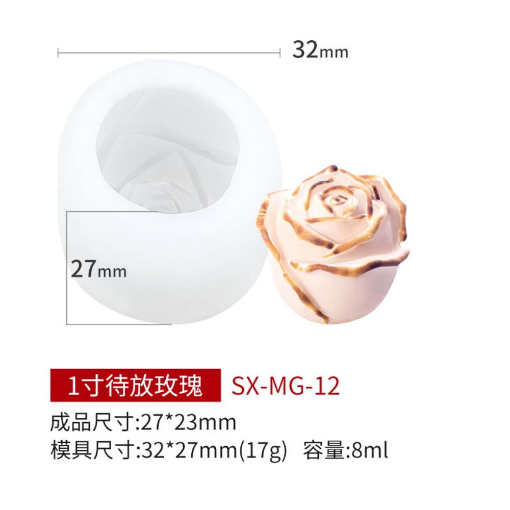 

3D Роза Силиконовая Форма для Свечей Сделай Сам Торт Шоколад Инструмент для Выпечки Подходит для Изготовления Подарков к Фестивалю Рукоделие Украшение