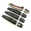For Opel Vectra C 2002-2009 Carbon Fiber Color Modify Refit Chrome Door Handle Cover Decoration Trim Protection Sticker