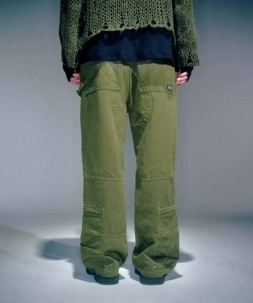 Beikeonteuakaibeu Men Fedry Work-Pants Khaki