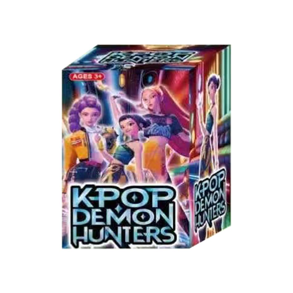 Anime Kpop "Devil Hunter" blind box, detachable fun blind bag, small statue, peripheral model, desktop blind box, decorative gif
