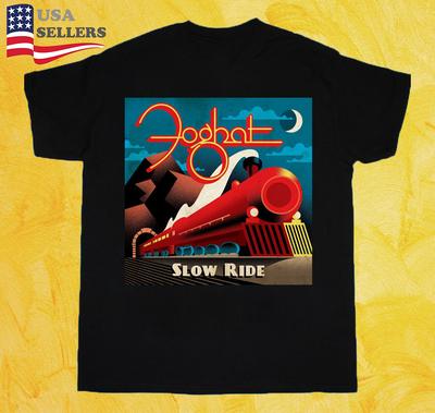 NOWY FOGHAT Slow Ride Zespół Trasa Prezent Dla Fana S-5XL Koszulka Unisex