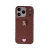 3D Flocking Polka Dot Bear Case for iPhone 17/16 Pro Max/15/14