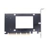 Metal PCIe 4.0U.2 Adapter Card Supporting 32Gbps Data Transfer Ssds Connectors for PC Builds Metal Constructions