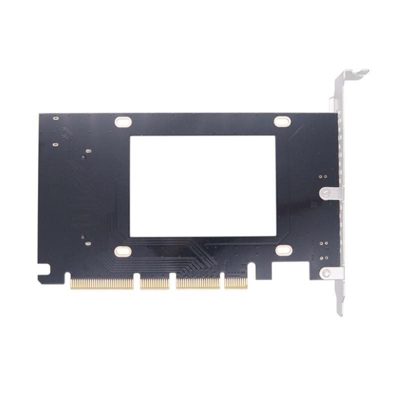 Metal PCIe 4.0U.2 Adapter Card Supporting 32Gbps Data Transfer Ssds Connectors for PC Builds Metal Constructions