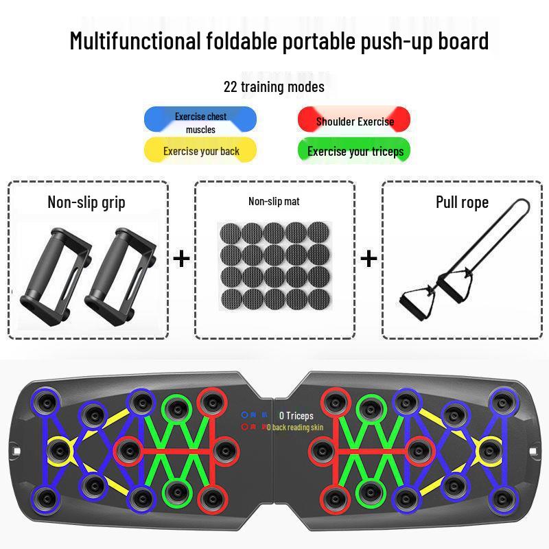 ZuJu Home Multifunctional Push-up Board for Chest & Abs Training