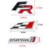 Car Styling Metal Auto Front Grille Emblem Stickers Decoration For Seat Cupra FR Leon Ibiza Ateca Born E-Racer Formentor Tarraco