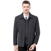 2025 Autumn/Winter Men's Casual Plaid Wool Jacket
