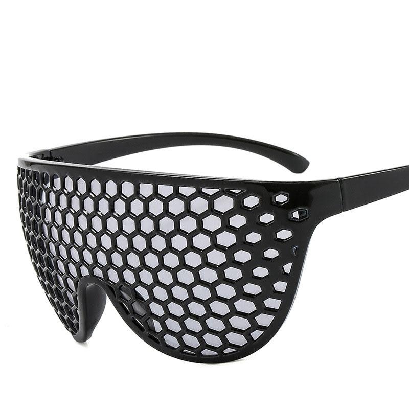 

Punk Style Sunglasses Men Women European American Stylish Honeycomb Woman Sun glasses Vintage Retro Male Female Sunglasses