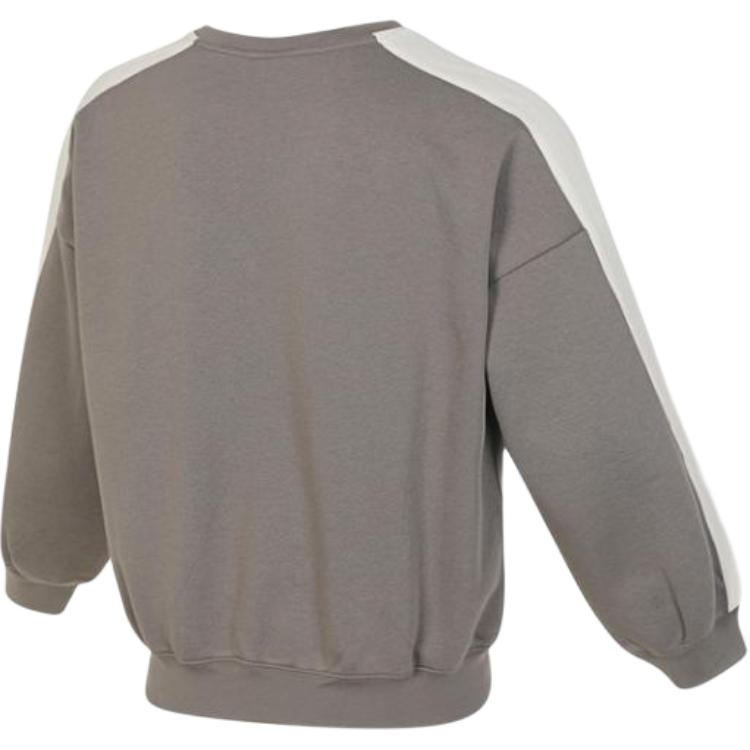 Jordan Flight Casual Pullover Bequem Warm Rundhalsausschnitt Langarm Sweatshirt Kinder sweatshirt Grau FV6015-029