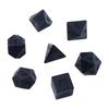 Toys Personality Family Game Black RPG Dice Set Number Dices Kit Polyhedral Dice Educational Toy