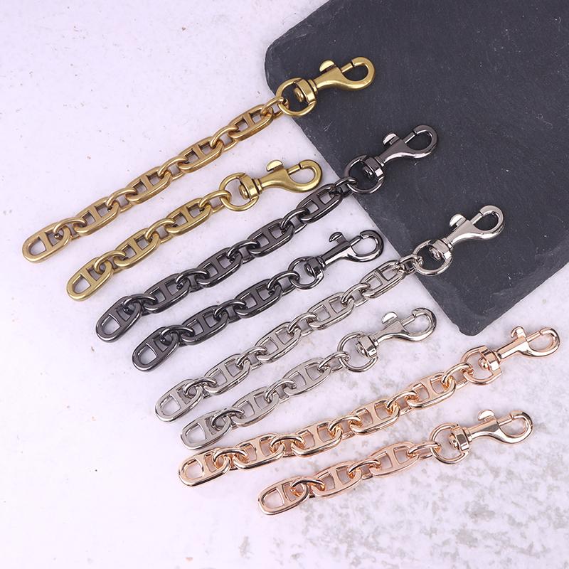 Cadena de Extensión para Bolso de Aleación Cadena Metálica con Gancho Redondo Transformación de Bolso de Axila Hombro Bolsos Cruzados Cadena de Extensión