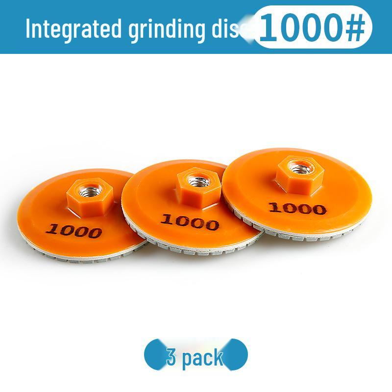 Integrated Tile Edge Grinding & Polishing Disc for Stone, Marble, Quartz, Chamfering, and Dry Trimming
