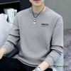Autumn Men's Round Neck Printed Long Sleeve Sweatshirt Casual Top
