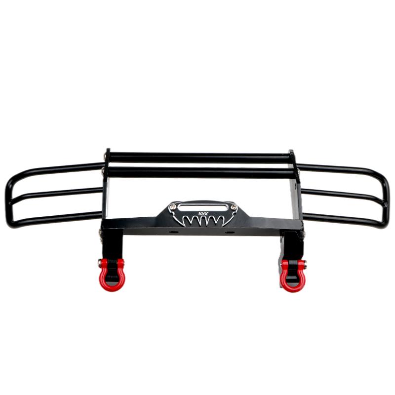KYX Racing Alloy Front Bumper Upgrades Parts Accessories for 1/10 RC Crawler Car Traxxas TRX4 2021 Bronco