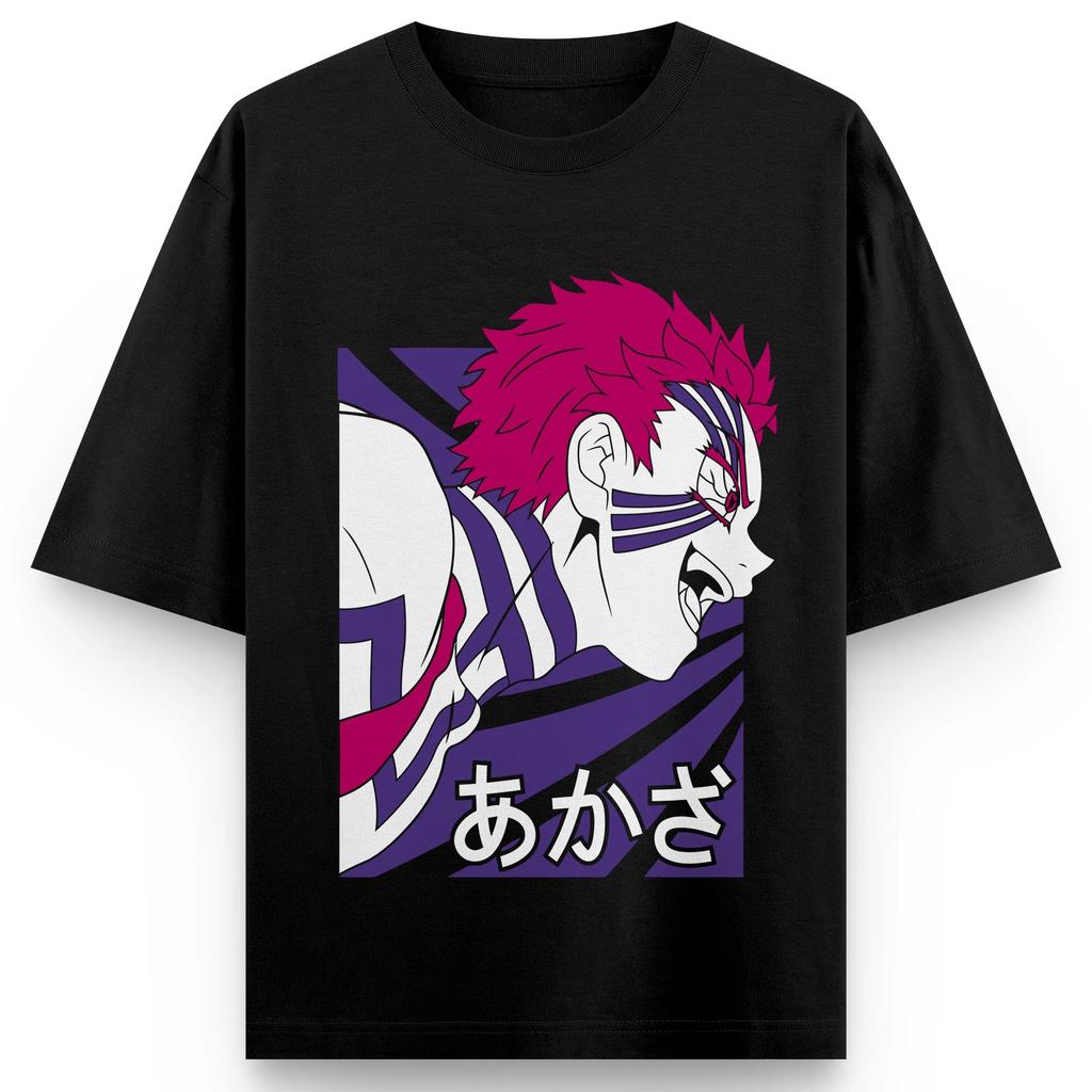 Demon Slayer Animation Short Sleeve TShirt Tanjiro Kamado Character Print Classic Tshirt Mens Breathable Cotton Top Clothing