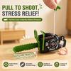 Pull Rope Electric Saw Keychain Toy Plastic Logging Saw Toy  Gift Toy Key Decor