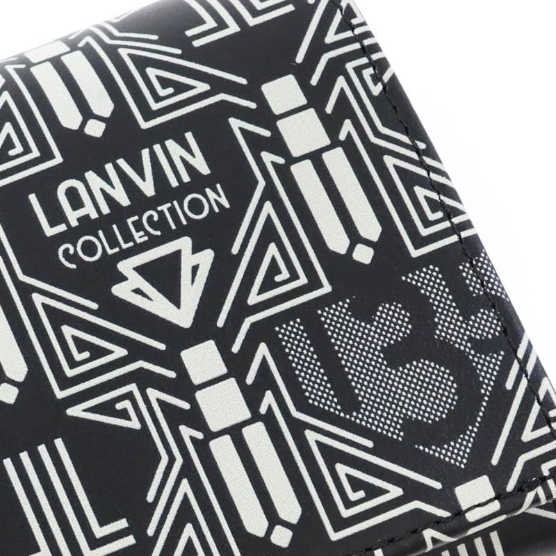 Lanvin Collection 135th Anniversary Wallet Black Bi-fold 65-6090 Women's